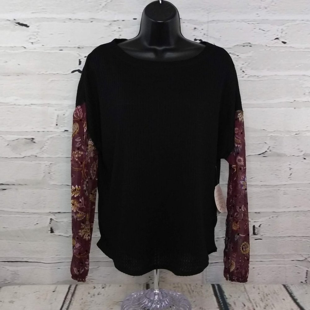 Gypsies & Moondust Waffle Knit Top